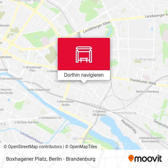 Boxhagener Platz Karte