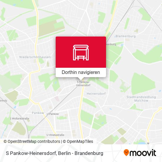 S Pankow-Heinersdorf Karte