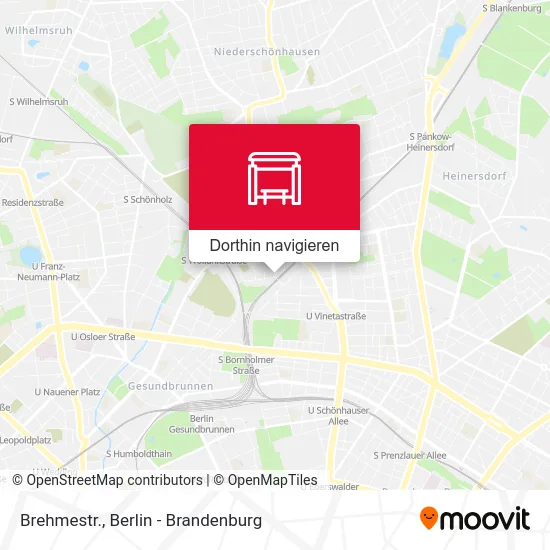 Brehmestr. Karte