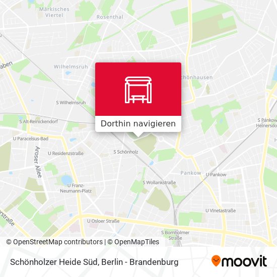Schönholzer Heide Süd Karte