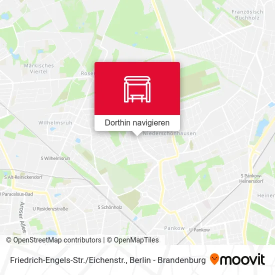 Friedrich-Engels-Str. / Eichenstr. Karte