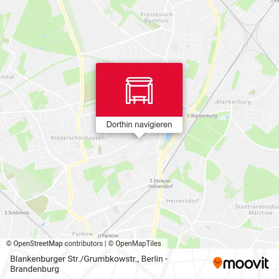 Blankenburger Str. / Grumbkowstr. Karte