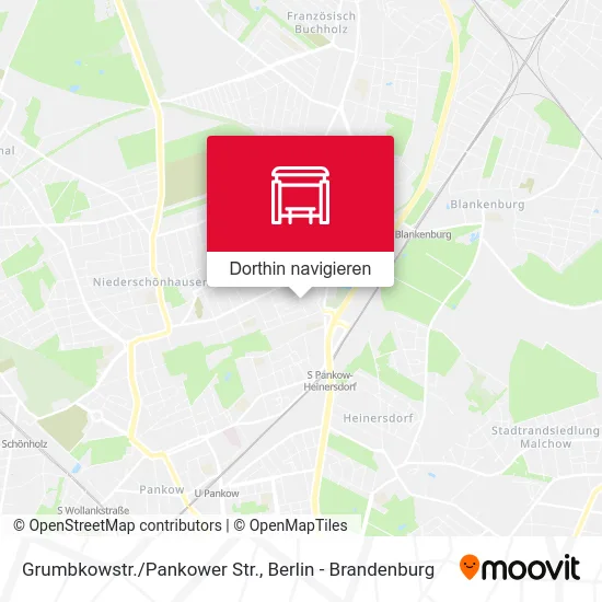 Grumbkowstr./Pankower Str. Karte