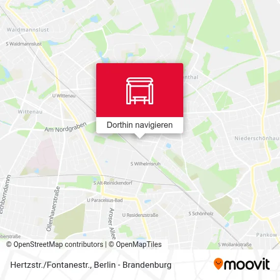 Hertzstr./Fontanestr. Karte