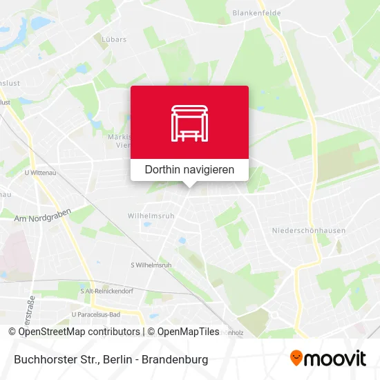 Buchhorster Str. Karte