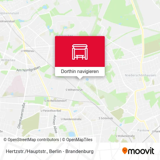 Hertzstr./Hauptstr. Karte