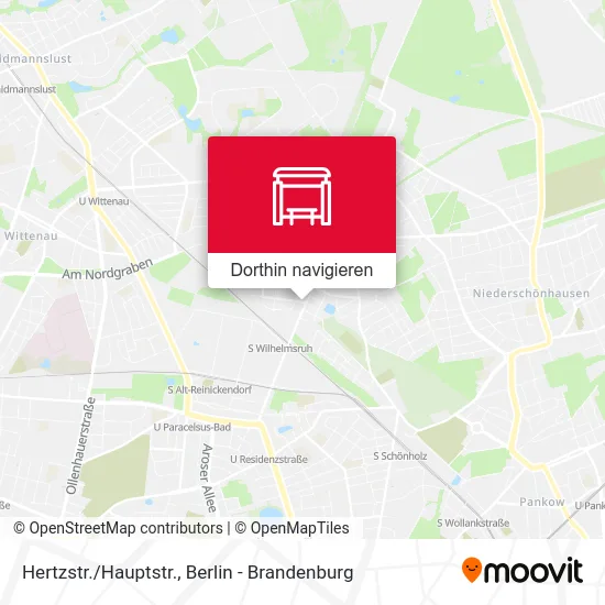 Hertzstr./Hauptstr. Karte