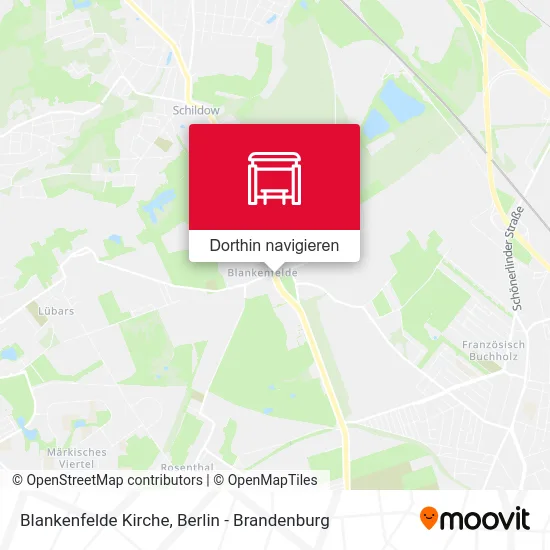 Blankenfelde Kirche Karte