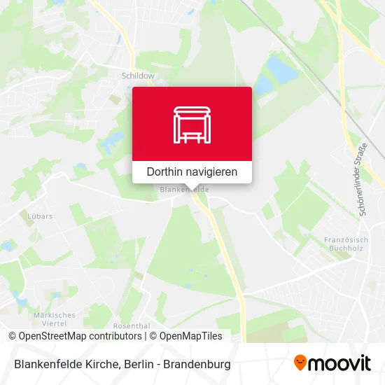 Blankenfelde Kirche Karte