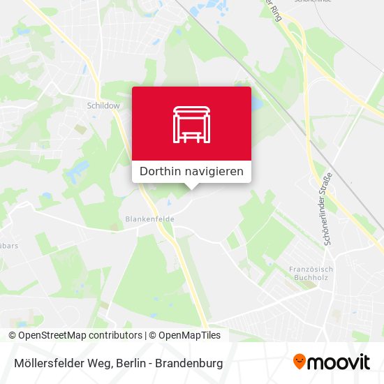 Möllersfelder Weg Karte