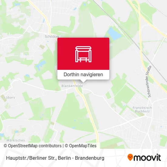 Hauptstr./Berliner Str. Karte