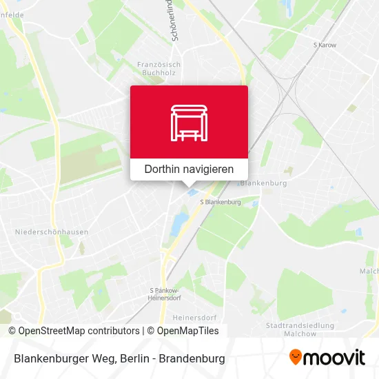 Blankenburger Weg Karte