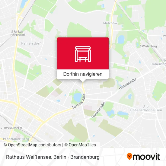 Rathaus Weißensee Karte