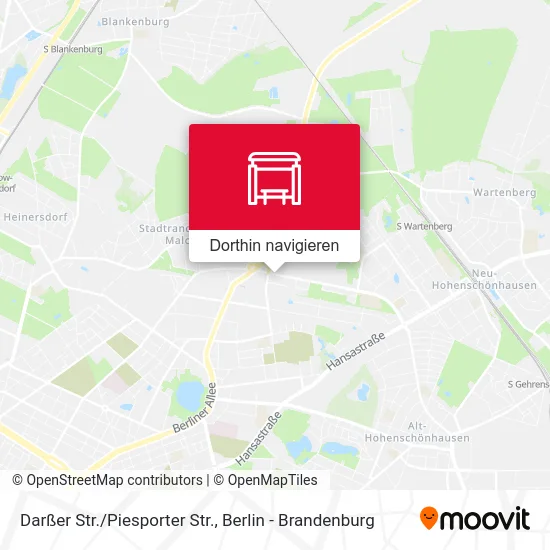 Darßer Str./Piesporter Str. Karte