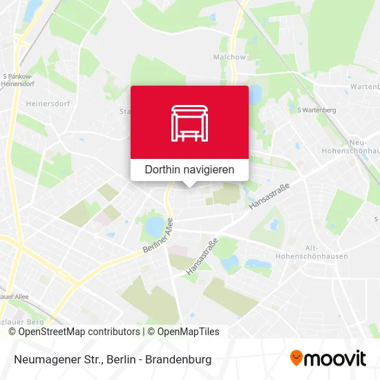 Neumagener Str. Karte