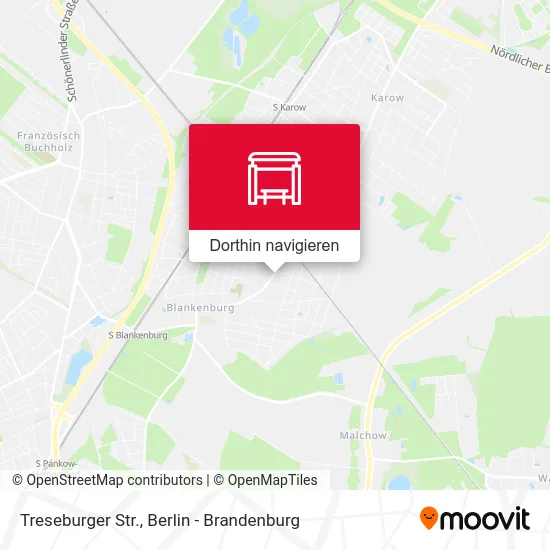 Treseburger Str. Karte