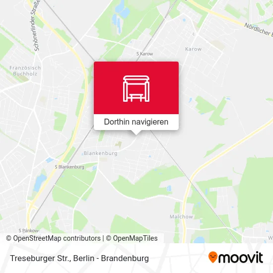 Treseburger Str. Karte