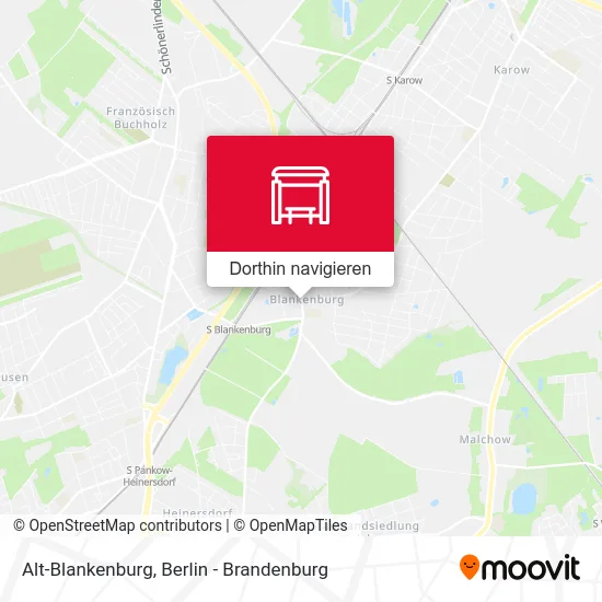 Alt-Blankenburg Karte