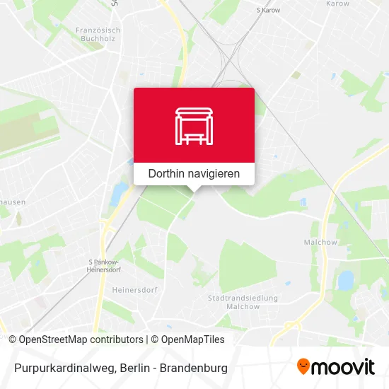 Purpurkardinalweg Karte