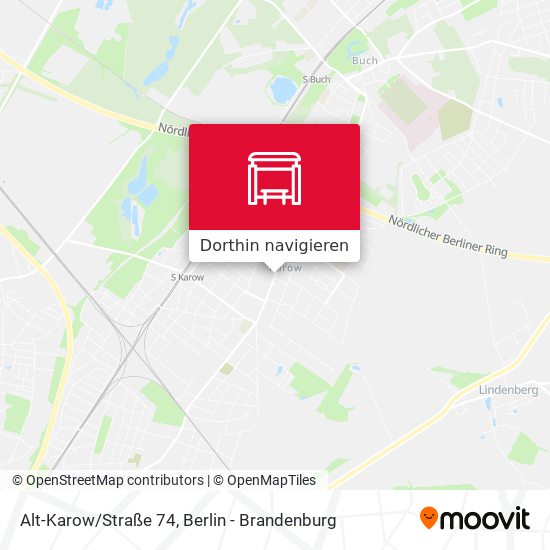 Alt-Karow/Straße 74 Karte