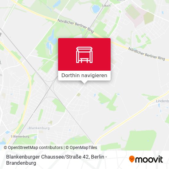 Blankenburger Chaussee / Straße 42 Karte