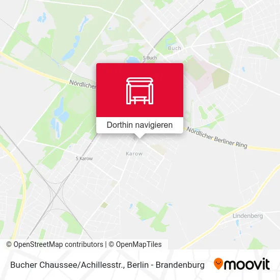 Bucher Chaussee/Achillesstr. Karte