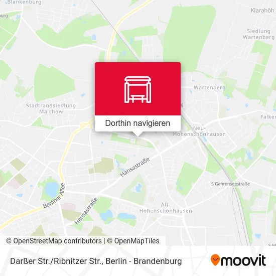 Darßer Str./Ribnitzer Str. Karte