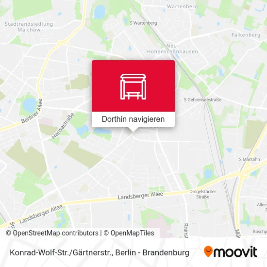 Konrad-Wolf-Str./Gärtnerstr. Karte