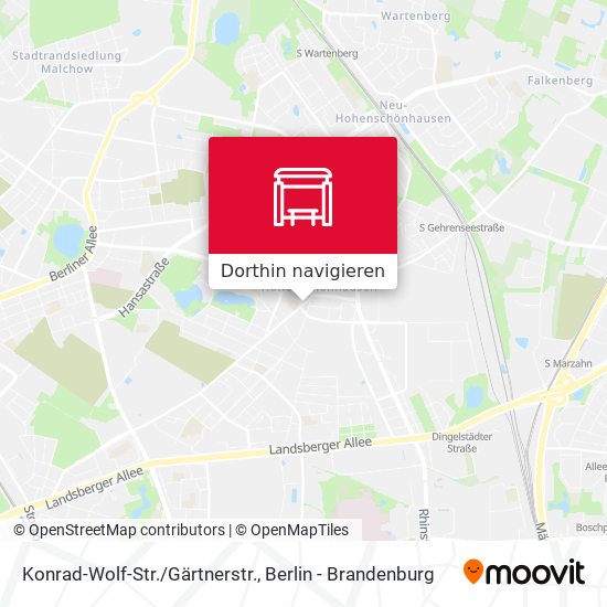 Konrad-Wolf-Str./Gärtnerstr. Karte