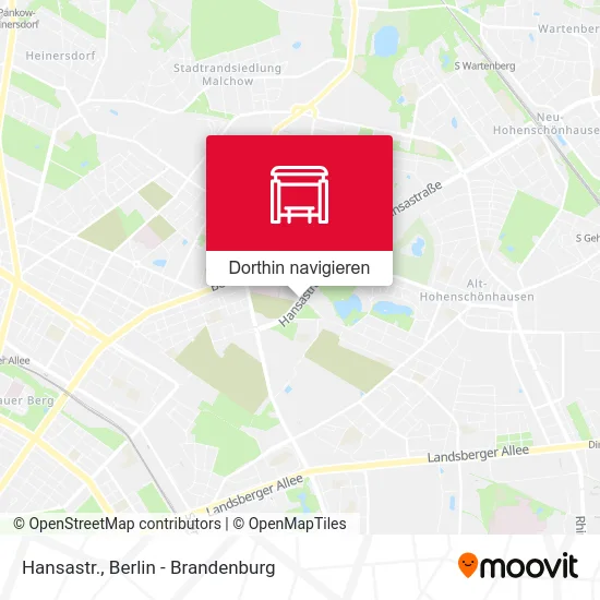 Hansastr. Karte