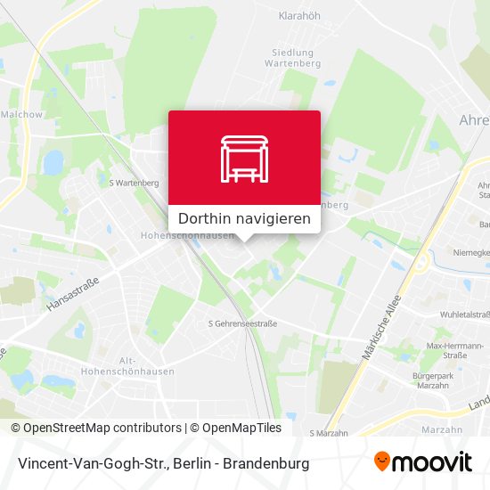 Vincent-Van-Gogh-Str. Karte