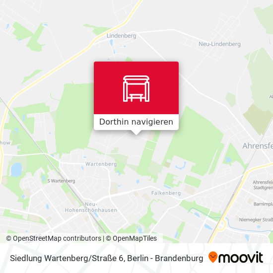 Siedlung Wartenberg/Straße 6 Karte