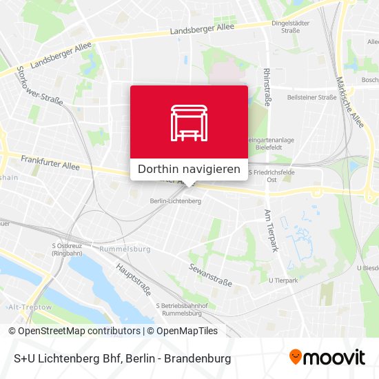 S+U Lichtenberg Bhf Karte