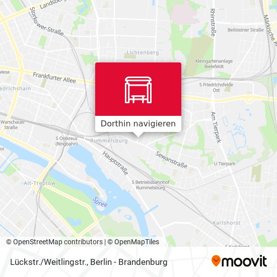 Lückstr./Weitlingstr. Karte