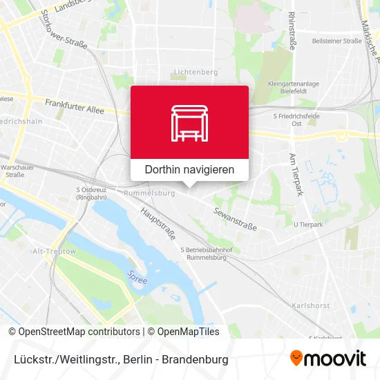 Lückstr./Weitlingstr. Karte