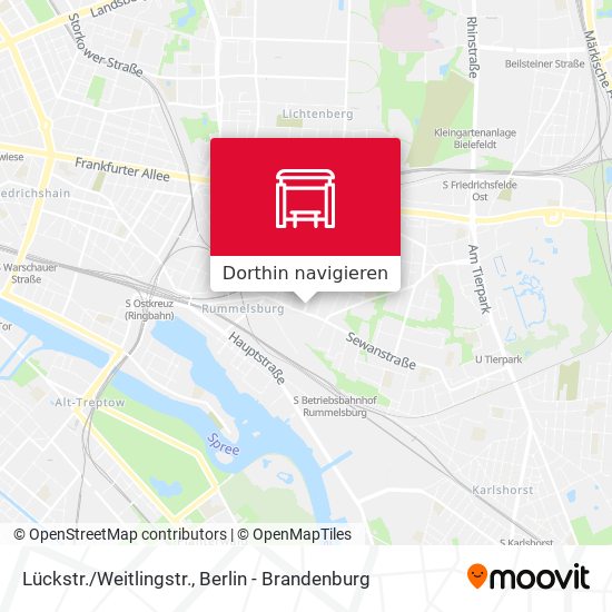 Lückstr./Weitlingstr. Karte