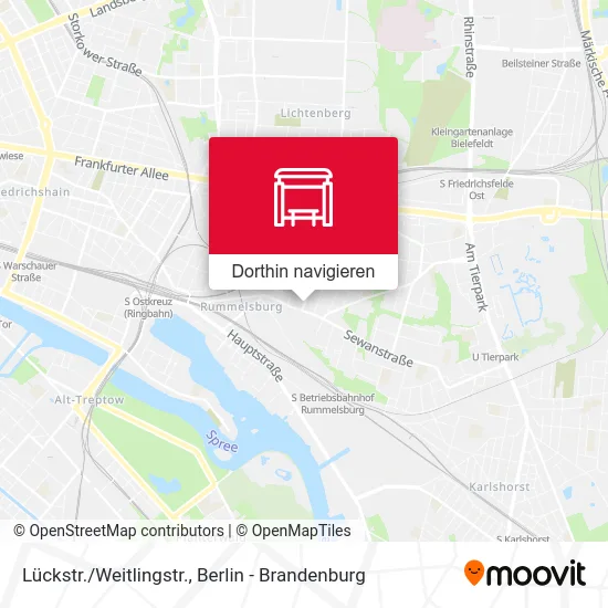 Lückstr./Weitlingstr. Karte