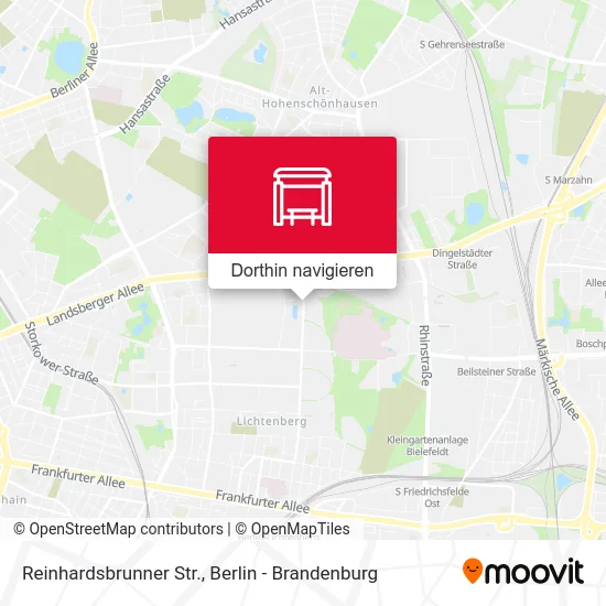 Reinhardsbrunner Str. Karte