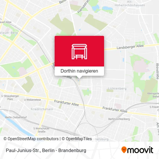 Paul-Junius-Str. Karte