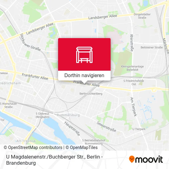 U Magdalenenstr. / Buchberger Str. Karte