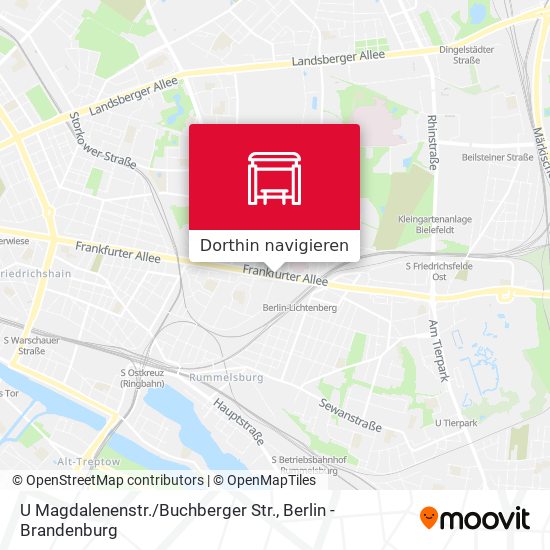 U Magdalenenstr. / Buchberger Str. Karte