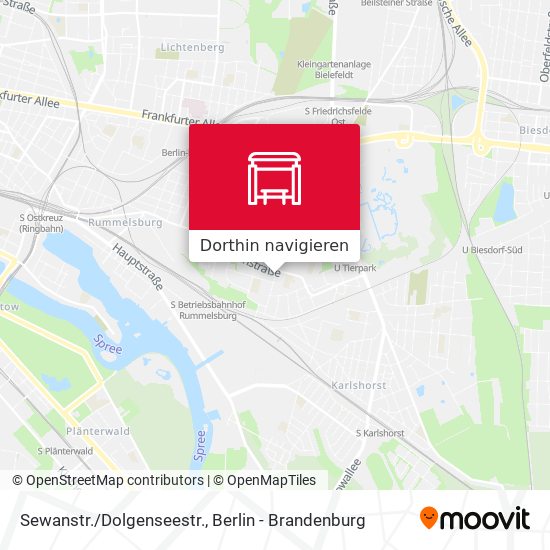 Sewanstr./Dolgenseestr. Karte