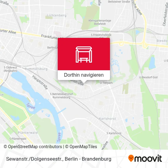 Sewanstr./Dolgenseestr. Karte