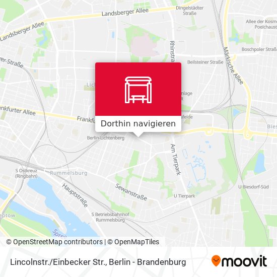 Lincolnstr./Einbecker Str. Karte