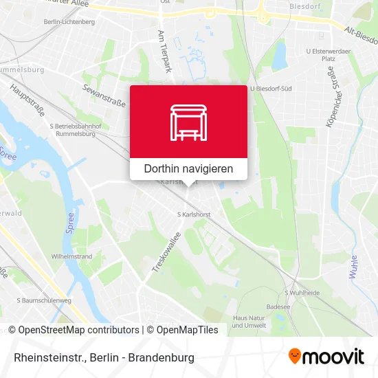 Rheinsteinstr. Karte