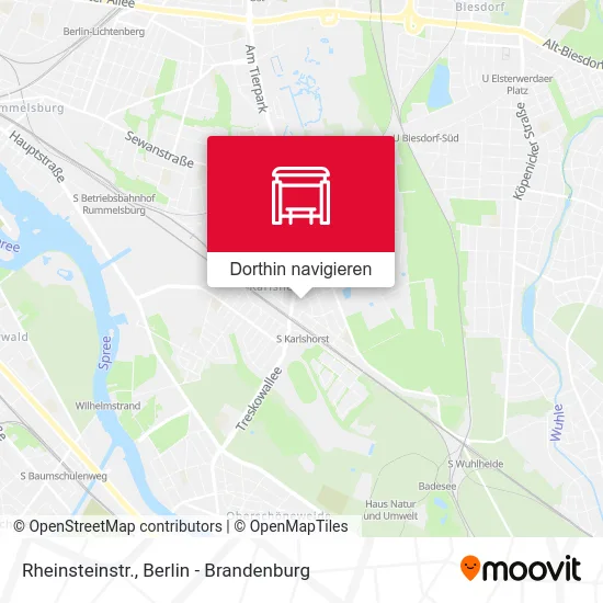 Rheinsteinstr. Karte