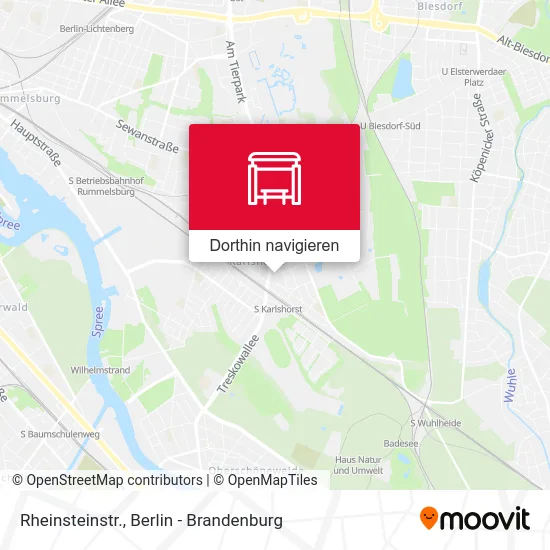 Rheinsteinstr. Karte