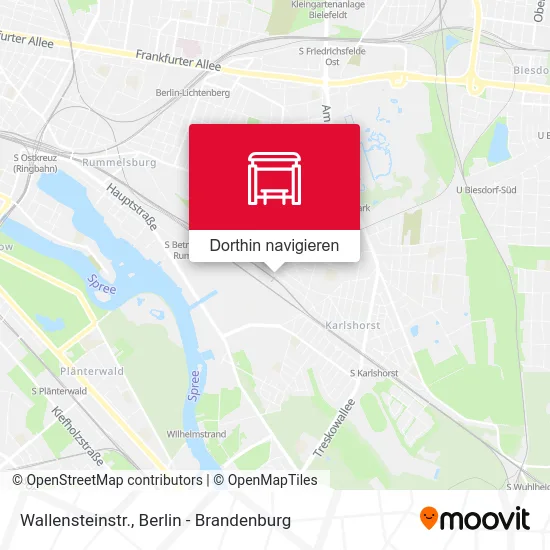 Wallensteinstr. Karte