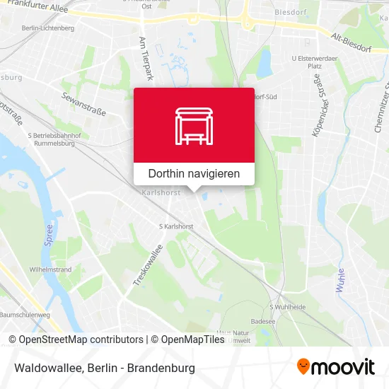Waldowallee Karte