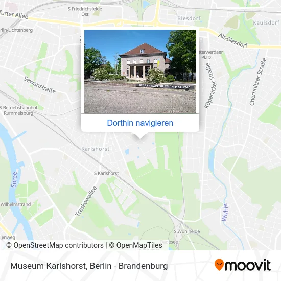 Museum Karlshorst Karte